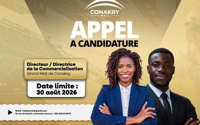 Kakandé Immo recrute un (e) Directeur/Directrice de la Commercialisation pour le Grand Mall de Conakry